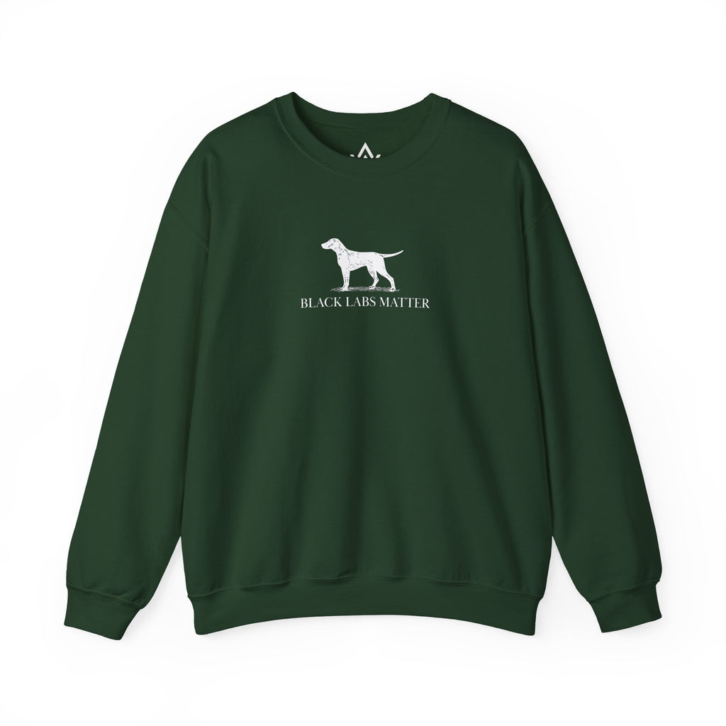 Black Labs Matter Crewneck Sweater