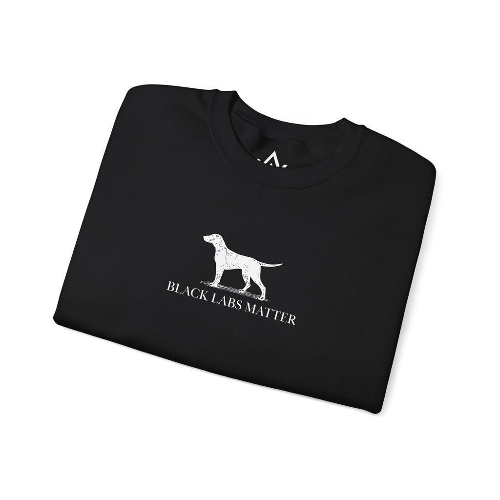 Black Labs Matter Crewneck Sweater